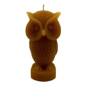 Vintage Owl Candle